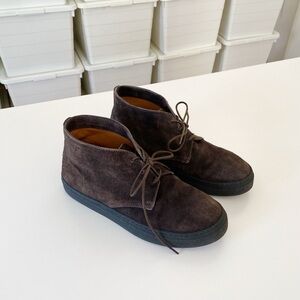 Velasca Milano Brisàcch Suede Leather Ankle Boots in Dark Brown Size 40.5